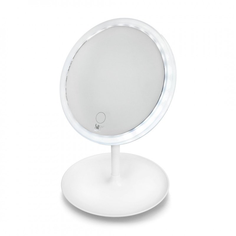 Cosmetic Mirror Lafe Rosa With 28, Zone Denmark Wall Mounted Magnifying Illuminated Makeup Mirror White