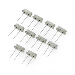 Quartz resonator 12MHz - HC49 - low - 10 pcs.