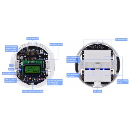 3pi+ Turtle Edition Kit - set for robot building with 32U4 3pi+ Turtle Edition Kit - set for robot building with 32U4