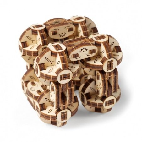 Spherical cube - Flexi-Cubus - mechanical assembly model -