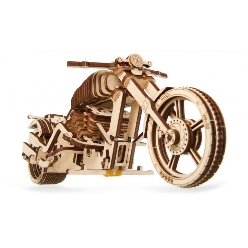 Motorcycle VM-02 - mechanical model for folding - veneer - 189