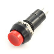 ON-OFF Switch PBS 11A, 250V/1A - red
