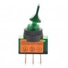ON-OFF Switch ASW-14D with LED, 12V/20A - green - zdjęcie 1