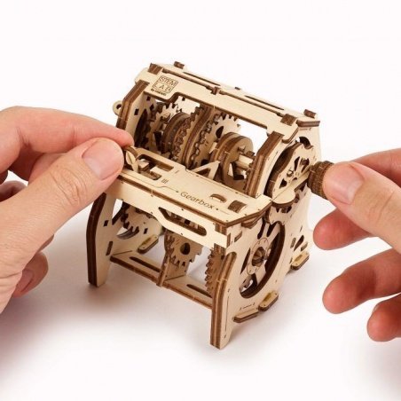 Gearbox - STEAM LAB - mechanical model for folding - veneer - Gearbox - STEAM LAB - mechanical model for folding - veneer -