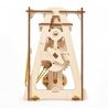 Pendulum - STEAM LAB - mechanical model for folding - veneer - - zdjęcie 4