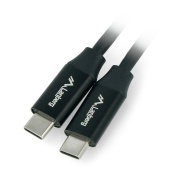 USB C - USB C 2.0 cable Lanberg black premium QC