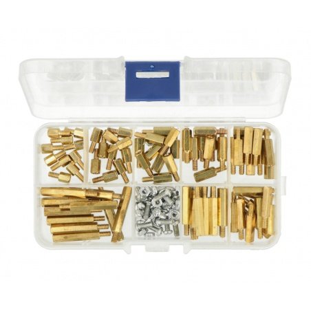 Standoff screw nut set in box - Set C Standoff screw nut set in box - Set C