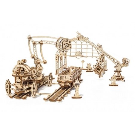 Rail manipulator - mechanical model for assembly - veneer - 354