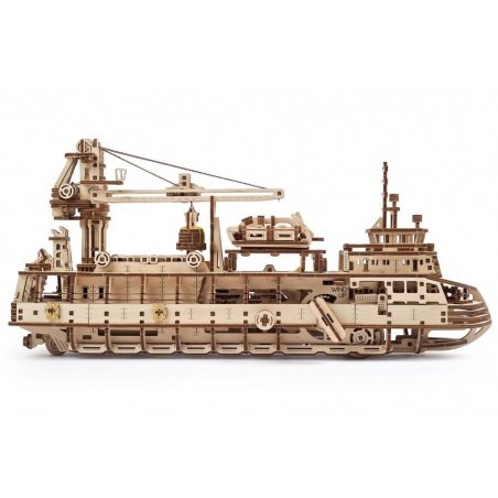 Research vessel - mechanical model for assembly - veneer - 575