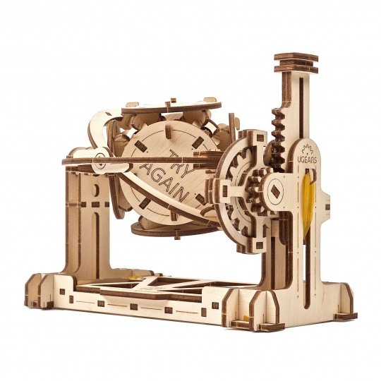 UGears Steampunk Clock 3D Mechanical Model Self-assembling DIY Craft Set Wooden Box School Project