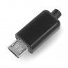MicroUSB plug type B - for cable - 5-pin - zdjęcie 2