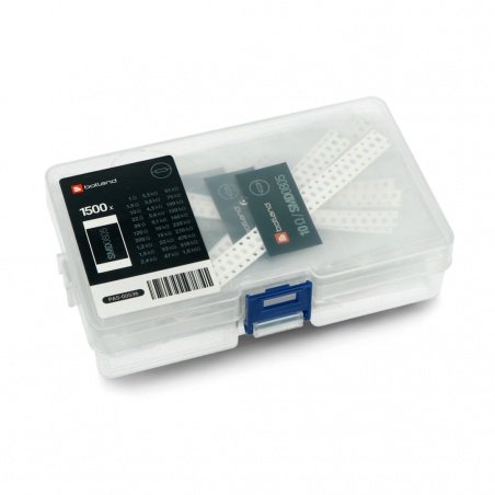 Set of resistors SMD 0805 - 1500pcs. Set of resistors SMD 0805 - 1500pcs.