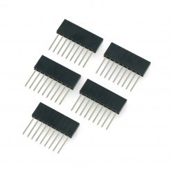 Female socket 1x9pin raster 2.54m - vertical long for Arduino -