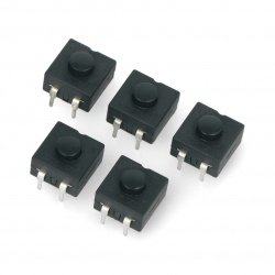 Bistable switch with a circular nozzle PB-12A - 30V/1A - 5pcs.