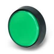 Large Arcade Button with LED - 60mm Green*