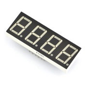 Buy Eight-segment display x4 - 14mm red - common