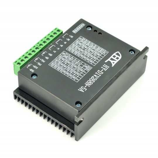 Stepper motor driver HY-DIV268N-5A in case - Botland - Robotic Shop