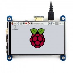 Touch screen resistive LCD IPS 4" 800x480px HDMI + GPIO for Raspber...