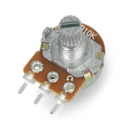 Buy Rotary potentiometer 10kΩ linear 1/8W