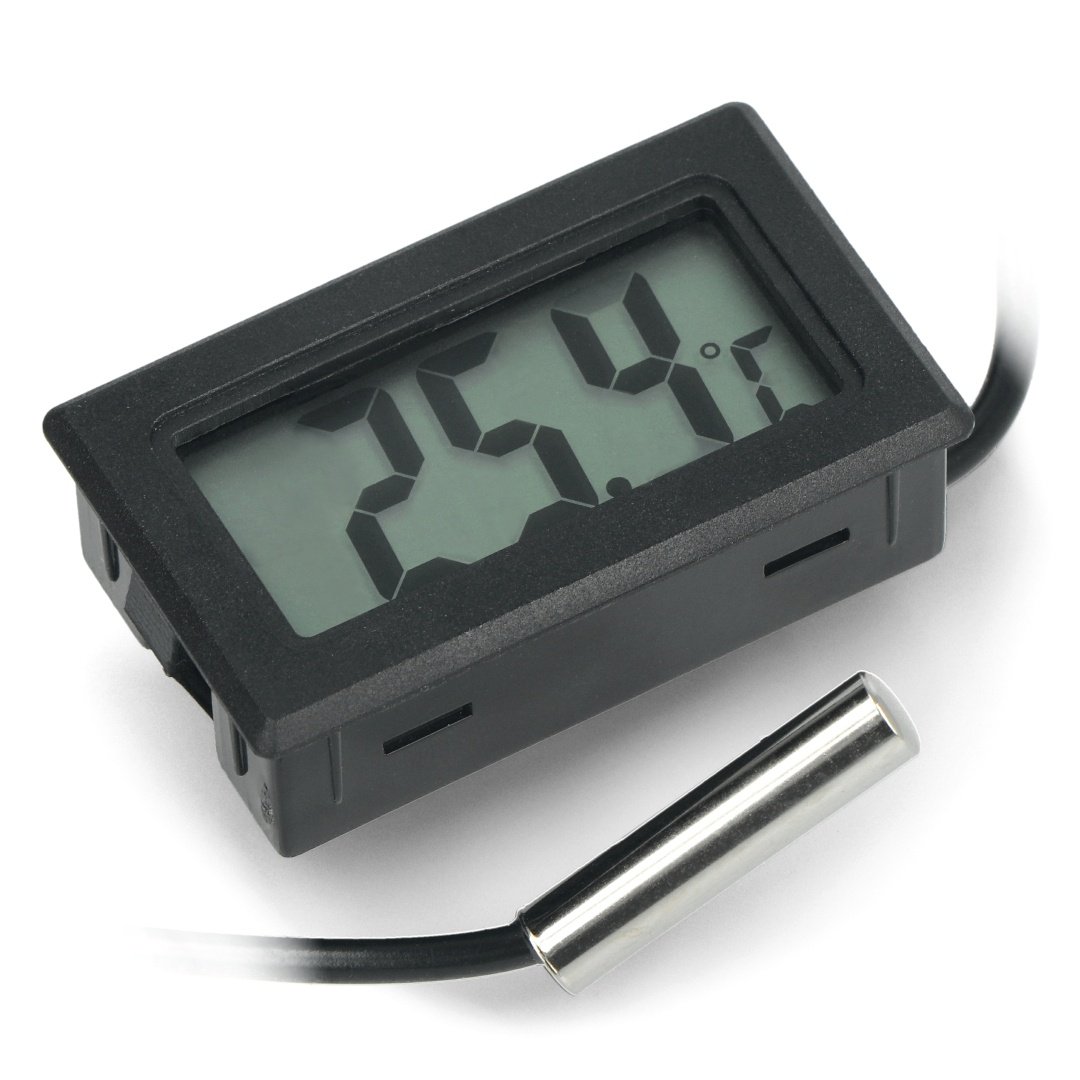Panel thermometer with LCD display from -50 to 110 degrees Celsius
