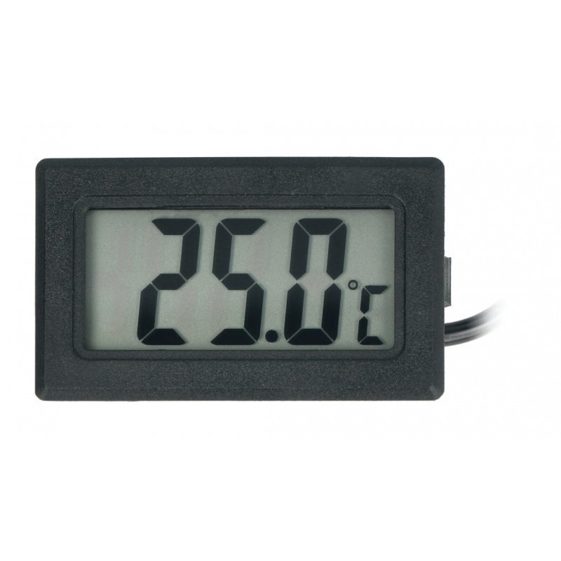 C/F Celsius/Fahrenheit Zeiger Digital Thermometer Temperaturanzeige LCD 5V-24V 