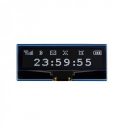 2.23'' 128x32px OLED display - SPI/I2C - black/white - for Raspberr...