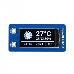 OLED display 1,3'' 64x128px - SPI/I2C - black/white - for Raspberry...