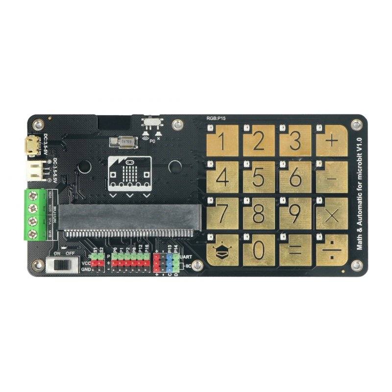 flicker dug Fremtrædende micro:Touch Keyboard - mathematical and automatic touch keyboard -  expansion board for BBC micro:bit - DFRobot MBT0016 Botland - Robotic Shop