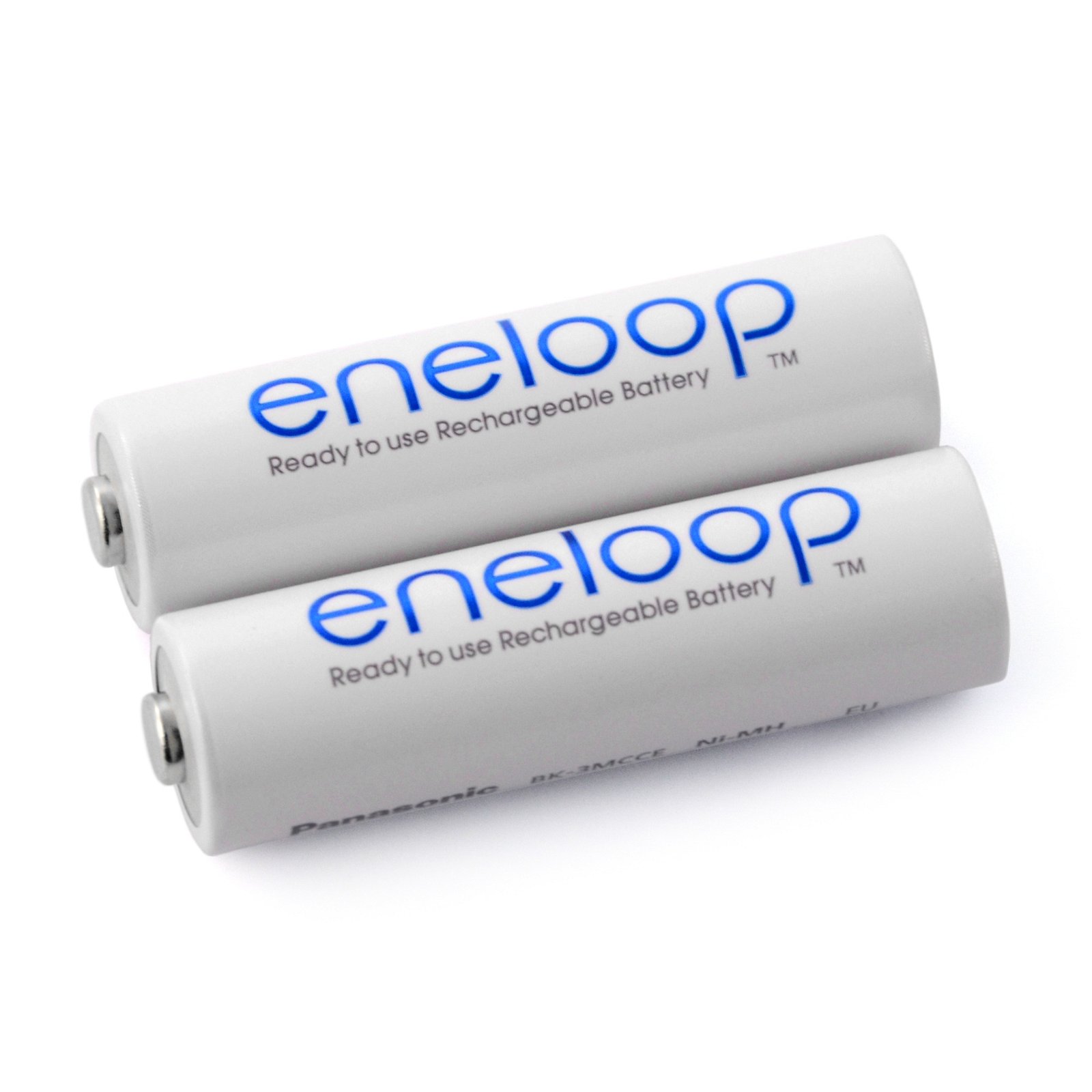 2 Pack AAA Panasonic Eneloop 4th Generation NiMH Pre-Charged Rechargeable  Batteries Newest Version 2100 Cycles