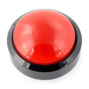 Push Button 6cm - red
