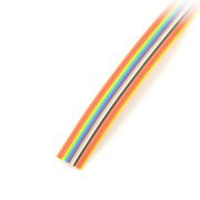 Ribbon cable 14 colored wires IDC raster 1.27 mm