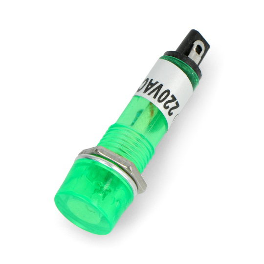 5 Pack 24V AC/DC 10mm White Mini LED Pilot Indicator Lights, Cylindrical Cap With Wire Leads