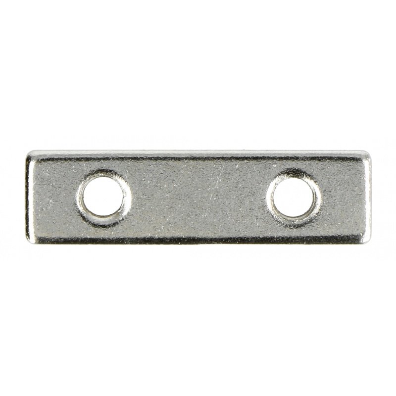 Bracket  6mm Thick With 2 x Holes & 80mm x 15mm Slot 