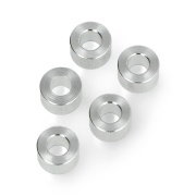 Aluminum spacer 6mm M5 - 5pcs