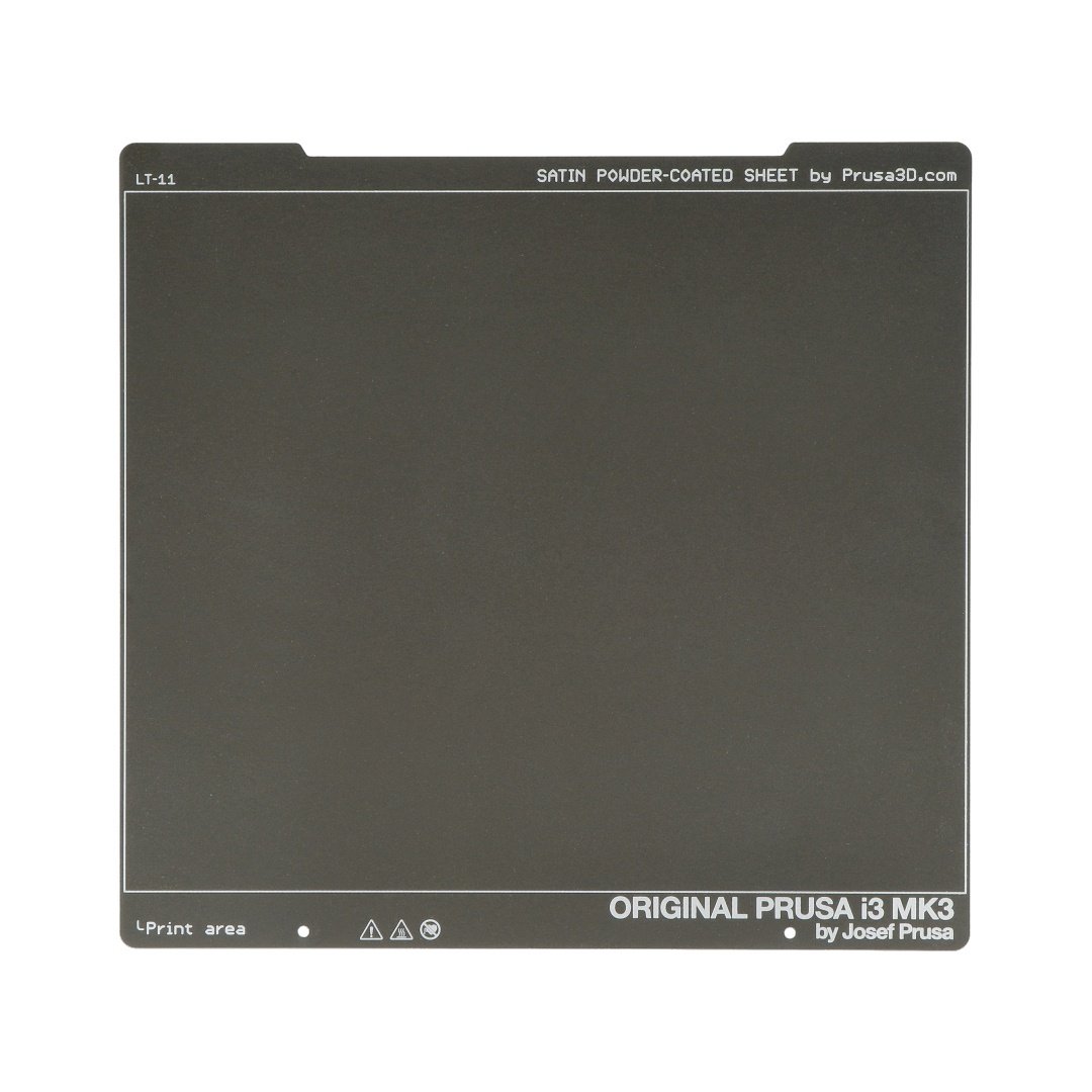 Spring steel sheet PEI - for 3D printers Prusa Prusa MK4, i3 MK3/S/+ and MK2.5/S - satin