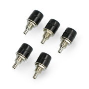 Buy Banana socket - black - 4mm