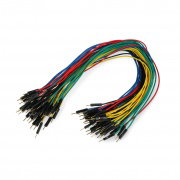 Connecting cables male-male 30cm colored - 50pcs_