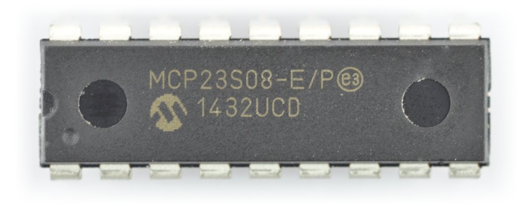 Ekspander wyprowadzeń MCP23S08-E/P