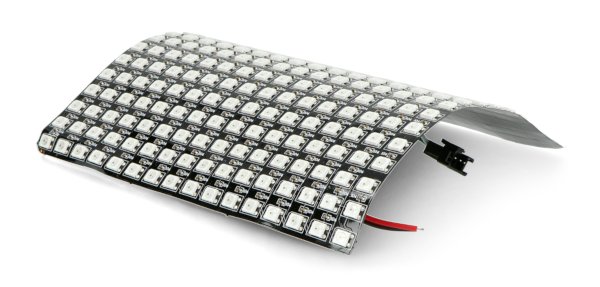 Elastyczna matryca 16x16 - 256 LED RGB - WS2812B indywidualnie adresowane