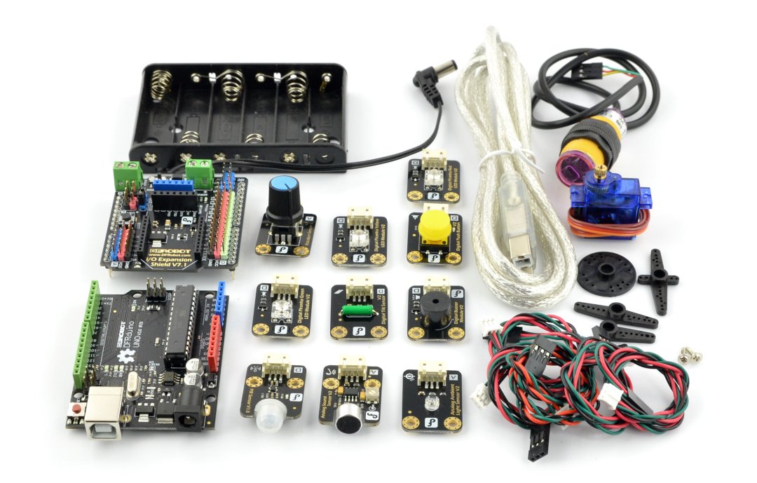 DFRobot Gravity StarterKit with DFRduino Uno