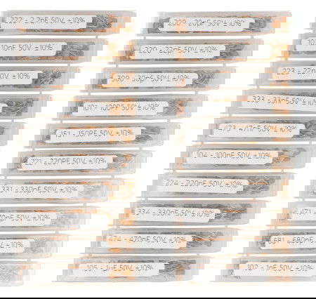 Monolithic capacitor set