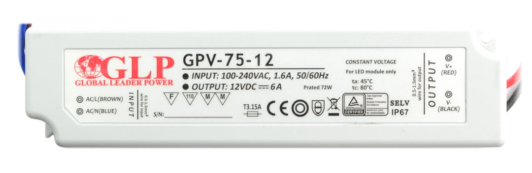 Power supply pinouts
