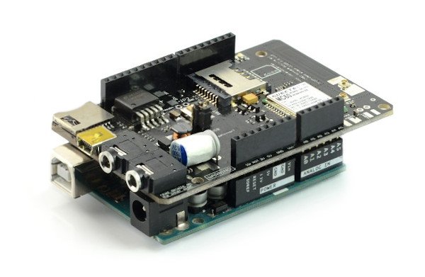 B-GSMGNSS Shield v2.105 GSM/GPRS/SMS/DTMF + GPS + Bluetooth - do Arduino i Raspberry Pi + złącza dla Arduino