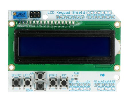 Velleman LCD Keypad Shield - wyświetlacz dla Arduino