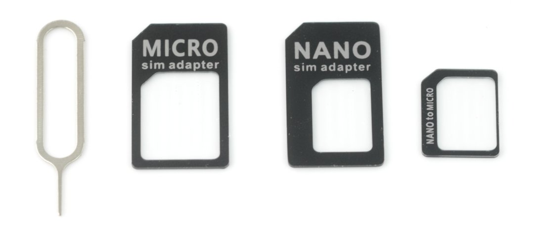 Adapter kart SIM + kluczyk