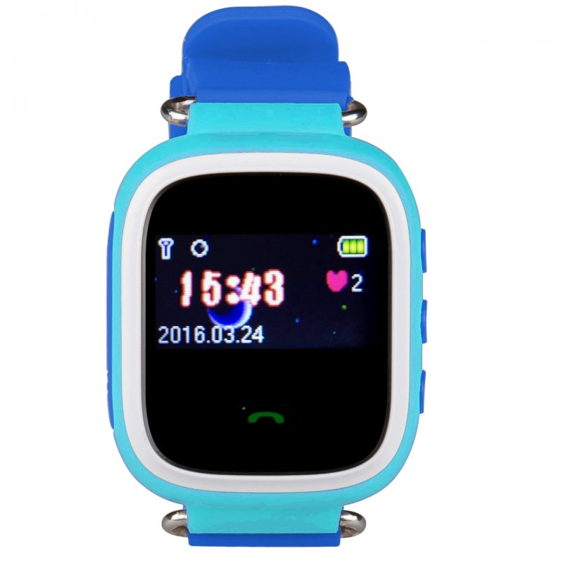 Zegarek dla dzieci z lokalizatorem GPS ART 0,96'' SmartKids-B - niebieski