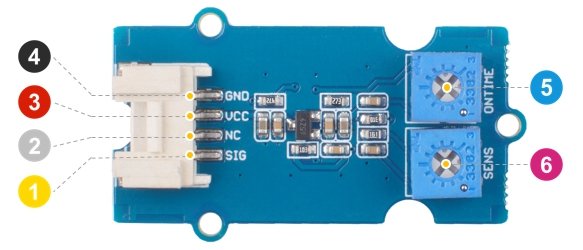 Grove - regulowany czujnik ruchu