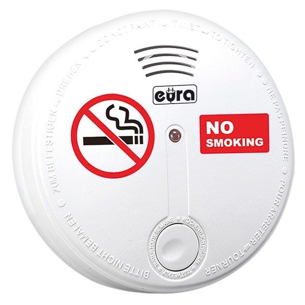 Eura-tech Eura SD-20B8 - fotooptyczny czujnik dymu papierosowego 