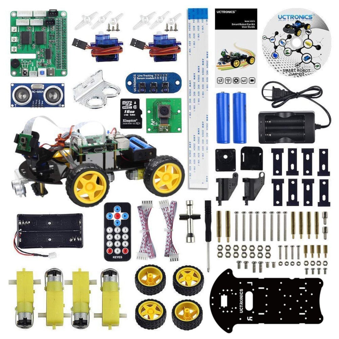 Zawartość zestawu Robot Car Kit