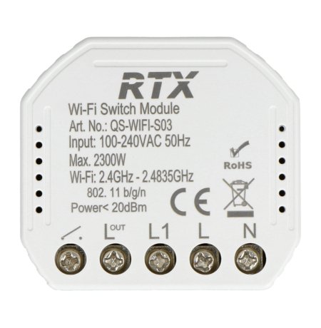 Przekaźnik dopuszkowy WiFi Tuya RS1.